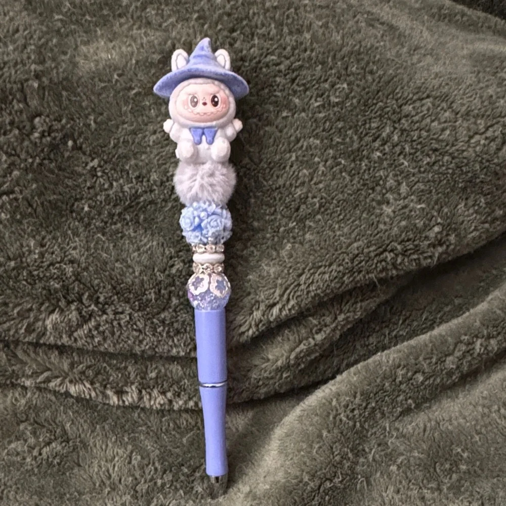 Blue Wizard Cat Kids Pen